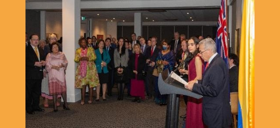 Embajada de Colombia en Australia ofrece una recepción para el cuerpo diplomático en Canberra en conmemoración del 20 de Julio