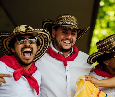 La comunidad colombiana en Australia tuvo una prominente participación en el Festival.