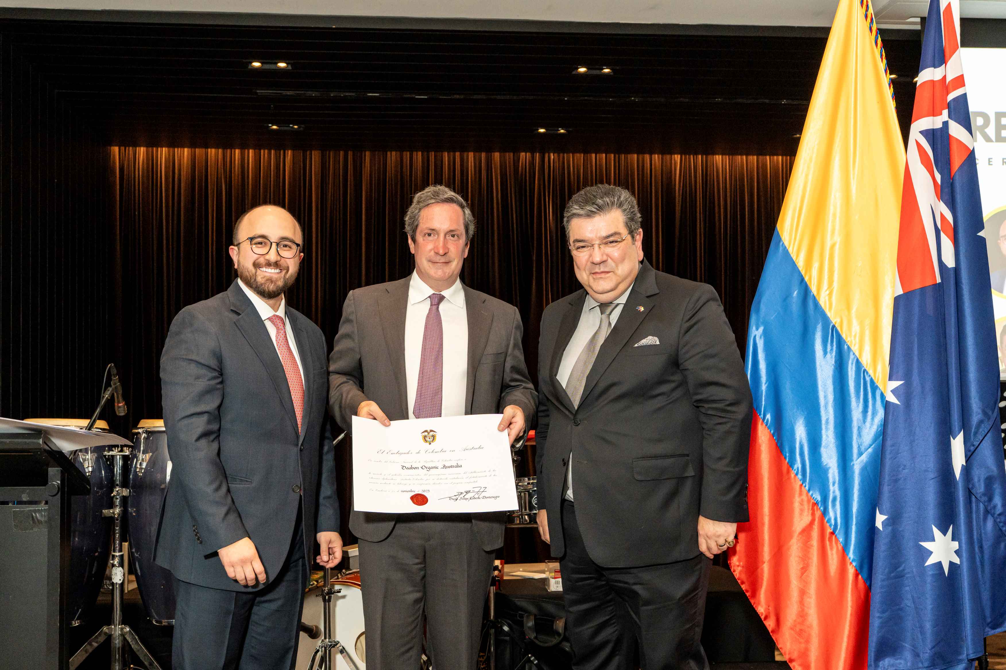 Australia y Colombia celebran 50 años de relaciones diplomáticas en Canberra