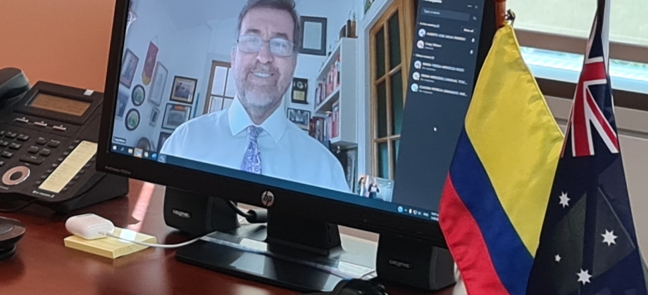 Posesión del Nuevo Cónsul Honorario de Colombia 