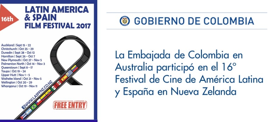 La Embajada de Colombia en Australia participó en el 16º Festival de Cine de América Latina y España 