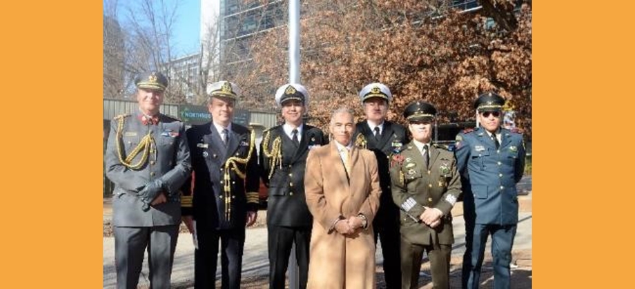 La Embajada en Australia celebra el 20 de Julio, Día de la Independencia de Colombia con una izada de bandera