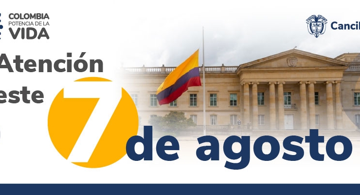 La Embajada de Colombia en Australia y su sección consular no tendrán atención al público el 7 de agosto de 2023 con ocasión del Día de la Batalla de Boyacá