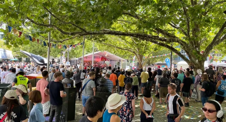 El Festival Nacional Multicultural atrae a personas de muchos lugares de Australia.
