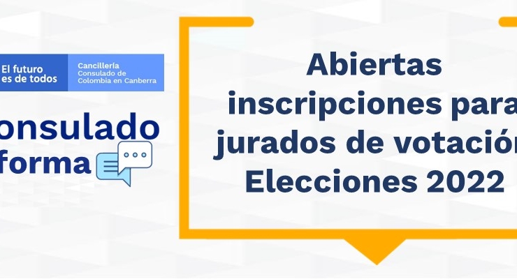 Abiertas inscripciones para jurados de votación Elecciones 2022 