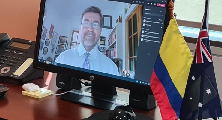 Posesión del Nuevo Cónsul Honorario de Colombia 