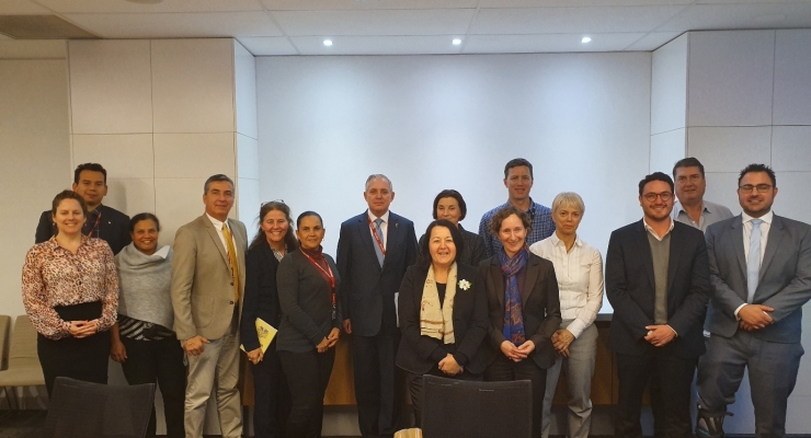 El ICA y Ceniflores visitaron la Embajada de Colombia en Australia para fortalecer el comercio